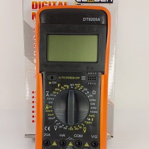 اهم متر / مولتی متر دیجیتال بزرگ (اهمتر بزرگ دیجیتالی، مدل DT9205A بیزر دار)