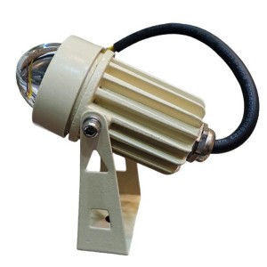 چراغ نما جت لایت 5w وات COB پارسوآ ELC ( مدل ارکیده بدنه کرم ) چراغ نما آفتابی بدنه کرم