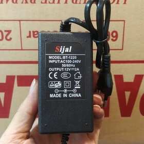 آداپتور 12 ولت 2 آمپر چراغدار Sijal (ترانس بین راهی 220 ولت به 12 ولت) آدابتور دوربین