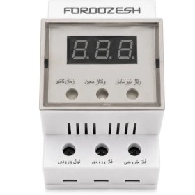 محافظ ولتاژ مینیاتوری / تابلویی تکفاز مرکزی تکفاز 40 آمپر فروزش (محافظ کل کنتور برق ) مدل مینیاتوری تابلویی