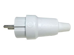 دوشاخه صنعتی بهداد الکتریک مدل ارت دار (دوشاخه لاستیکی سیاری )