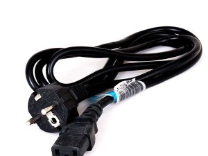 کابل برق کامپیوتر، پاور استاندارد ضخیم ۳ * ۱.۵ به طول ۱ متر | Power Cable 1M  3X1.5MM