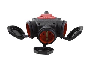 سه راهی صنعتی بهداد الکتریک مدل کرال IP44 (16 آمپر)