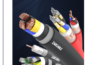 کابل افشان 2 در 4 زر کابل (آلبا) تمام مس 4*2 افشان (حلقه ۱۰۰ متری)