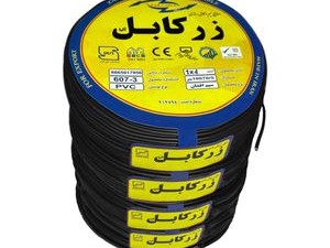 سیم افشان 1 در 10 زر کابل (آلبا) تمام مس 10*1 افشان تک رشته