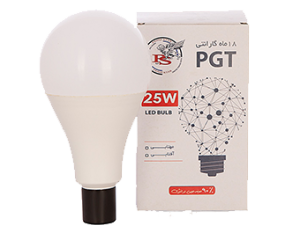 لامپ مهتابی LED حبابی 25w وات پی جی تی PGT