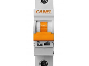 کلید مینیاتوری تک فاز کانل CANEL (فیوز مینیاتوری تکفاز 10/16/20/25/32 آمپر) کلاس c