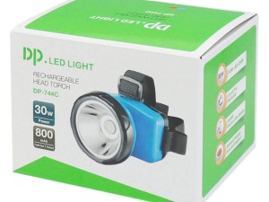 چراغ پیشانی بند 30 وات( هدلایت شارژی) دی پی DP