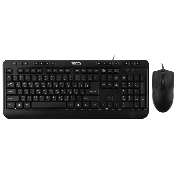 کیبورد و ماوس حروف فارسی تسکو TSCO TKM 8052 Keyboard and Mouse