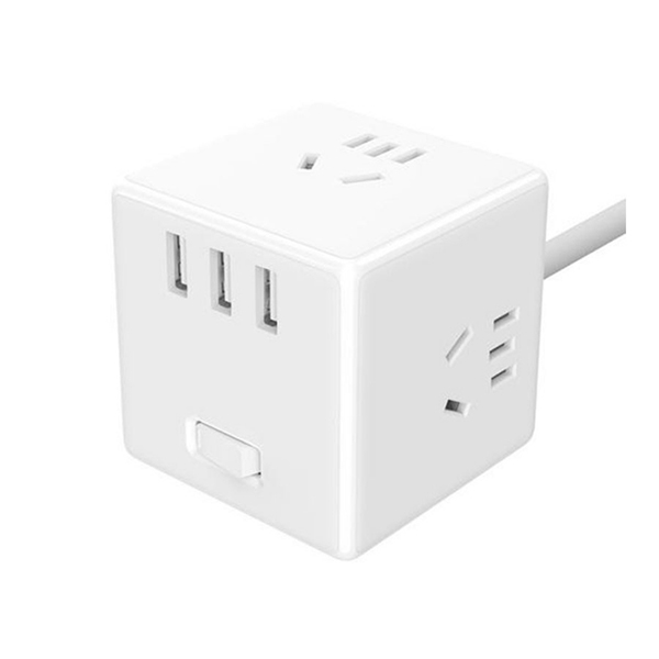 چند راهی مکعبی دارای سیم میجیا شیائومی Xiaomi Mijia Cube Shape Socket Power Converter