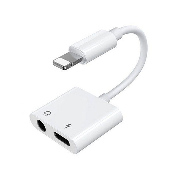 مبدل لایتنینگ به لایتنینگ و صدا جویروم Joyroom Lightning to 3.5 Jack and Lightning Audio Converter (S-Y104)