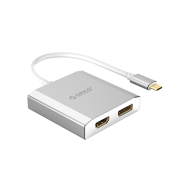 هاب آداپتور 1 به 2 تایپ سی اوریکو ORICO XD-CFHD4 Type-C to DP + HDMI Adapter