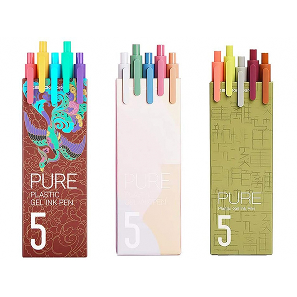 بسته 15 تایی خودکار شیائومی Xiaomi Kaco Pure Plastic Gel Ink Pen K1015
