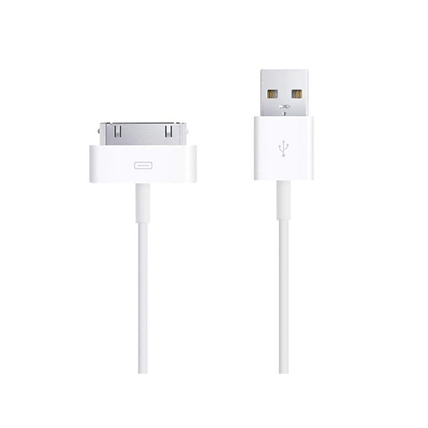 کابل اصلی شارژ آیفون Apple iphone 30 Pin to USB Cable 4/4s