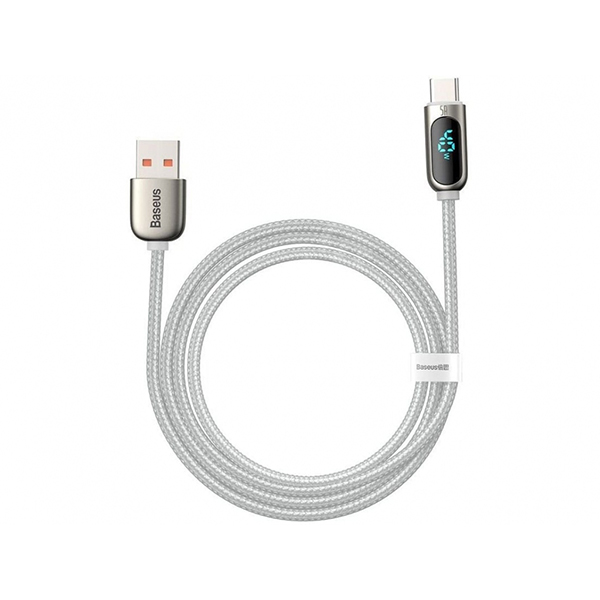 کابل تایپ‌سی به یو‌اس‌بی شارژ سریع بیسوس Baseus Display Fast Charging Data Cable 1m 5A CATSK-01