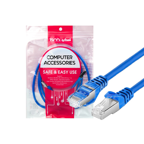 کابل شبکه تسکو TSCO TNC 603 FTP CAT6 LAN Cable 30cm
