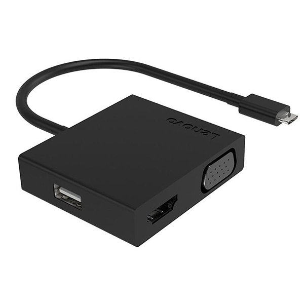 هاب تایپ‌سی با 3 پورت لنوو Lenovo HUB Type C Multi USB3.0 HUB to HDMI XL0807-H