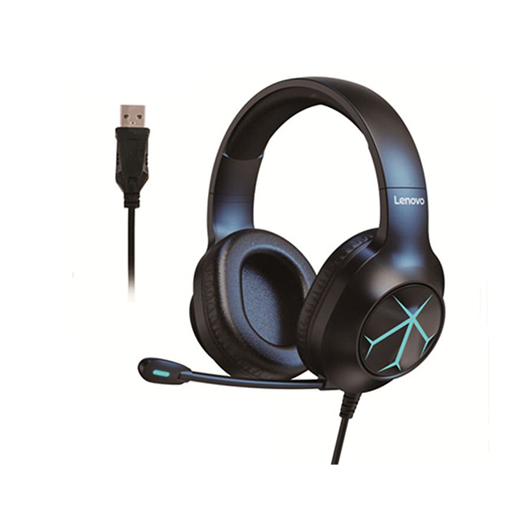 هدفون گیمینگ سیمی یواس‌بی لنوو Lenovo G60B Gaming Headset Wired USB