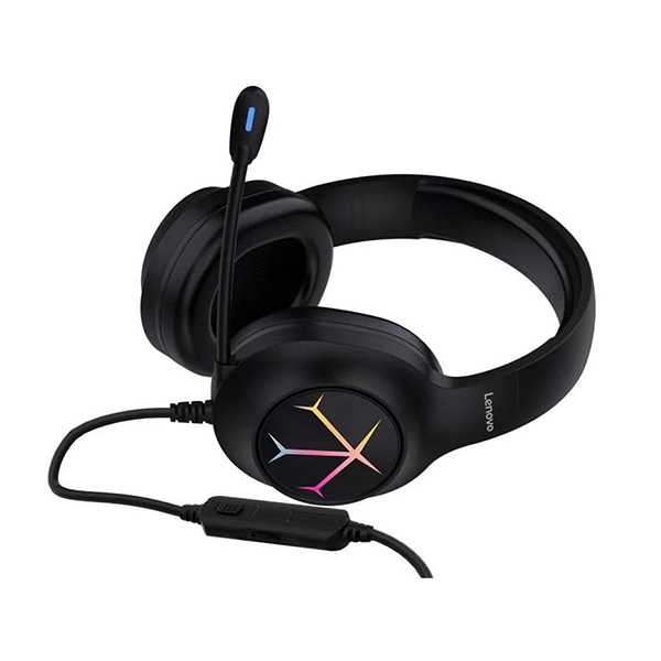 هدفون گیمینگ سیمی با کابل یواس‌بی و جک 3.5 میلی‌متری لنوو Lenovo ThinkPlus G60A Wired Gaming Headphone