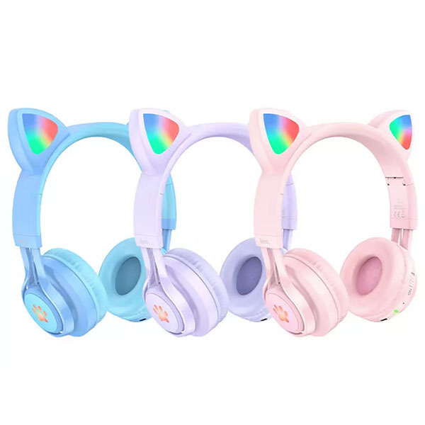 هدفون بلوتوث کودکان هوکو Hoco Wireless headphones W39 kids