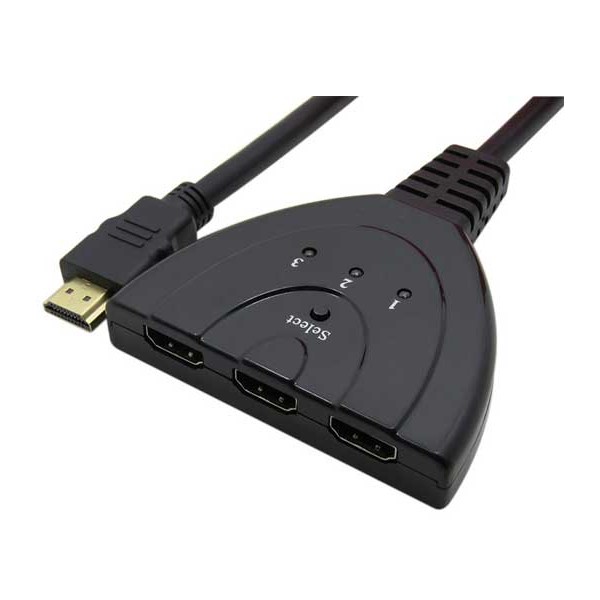 سوییچ اچ دی ام آی ۳ پورت HDMI Switch 3 port with Cable