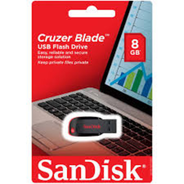 فلش مموری سن دیسک Cruzer Blade USB2.0 8GB
