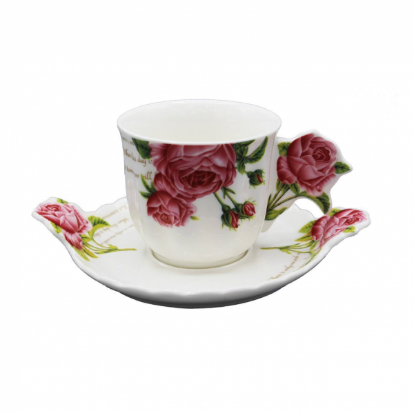 ست فنجان نعلبکی پی مدل 16-30660 بسته 6 عددی