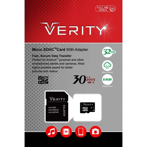 رم وریتی Verity Micro Class 10 30MB/S 32GB