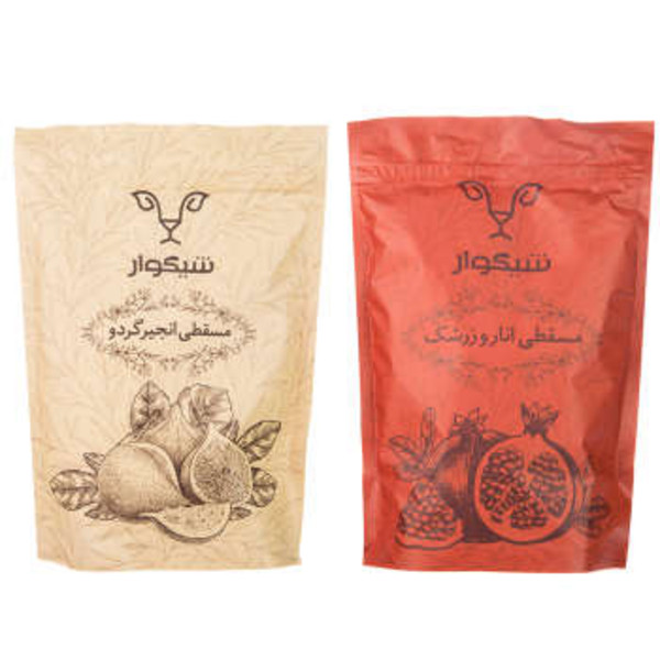 مسقطی انار و زرشک شیگوار به همراه مسقطی انجیر و گردو مقدار 800 گرم