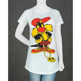 تیشرت دخترانه مدل MOSCHINO
