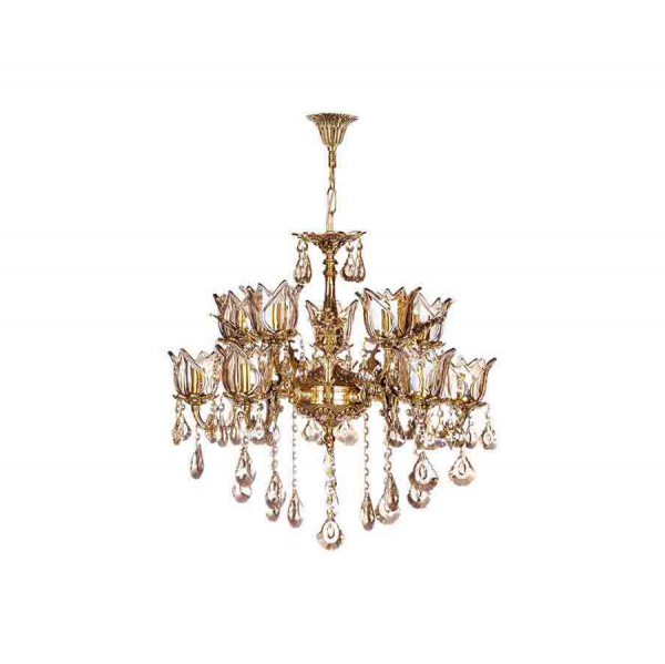 لوستر چشمه نور 10 شعله کد C2702/5