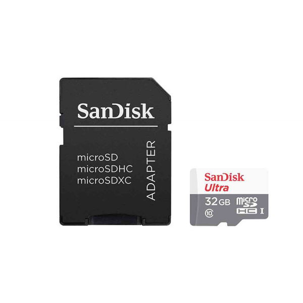 کارت حافظه میکرو اس دی سن دیسک 32 گیگابایت همراه با آداپتور SD