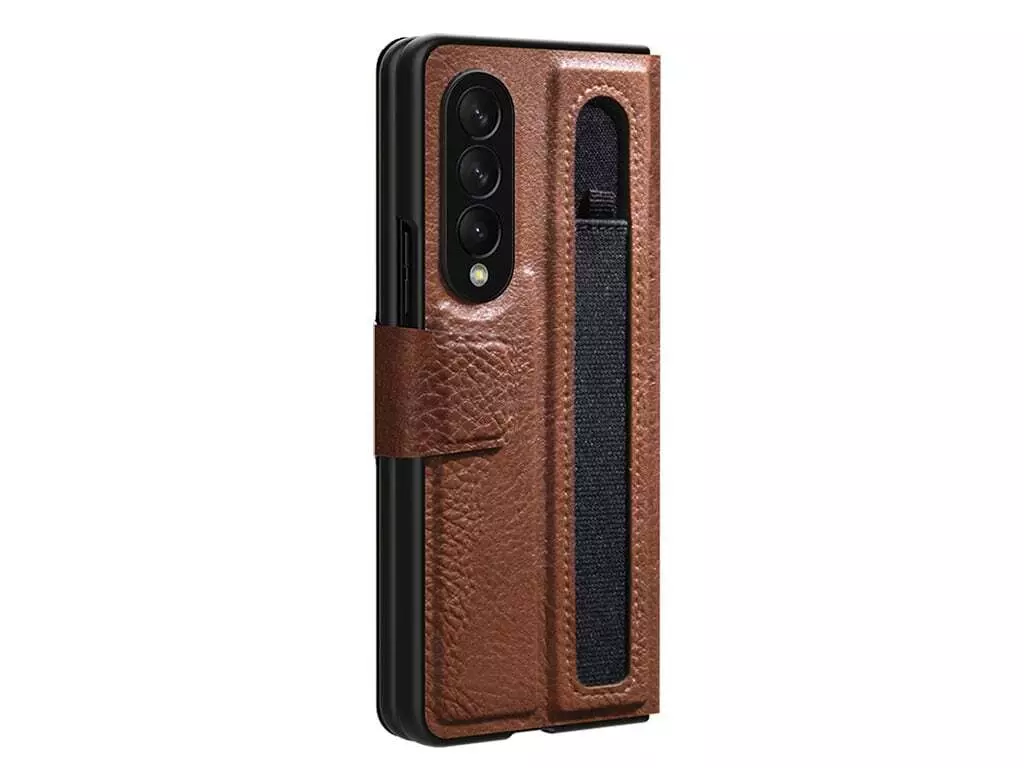 کیف چرمی محافظ نیلکین Nillkin Samsung Galaxy Z Fold 3 Aoge Leather Case