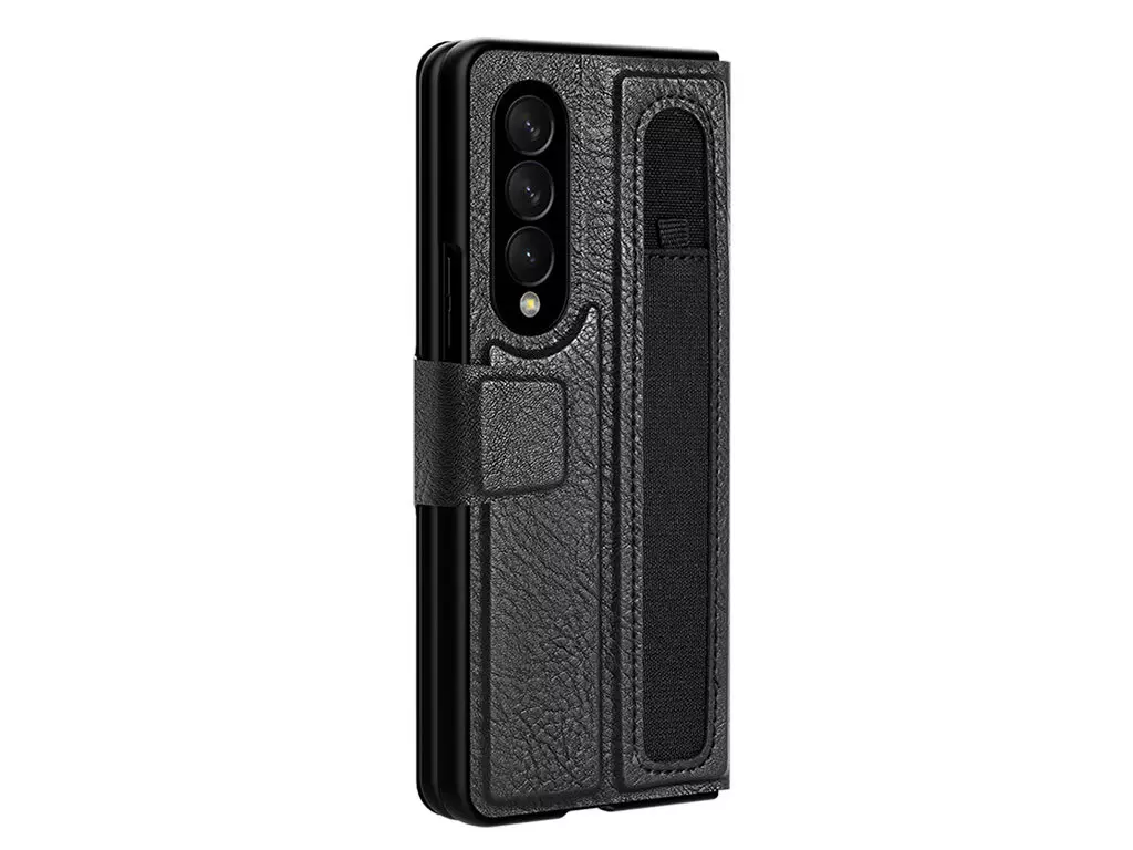 کیف چرمی محافظ نیلکین Nillkin Samsung Galaxy Z Fold 3 Aoge Leather Case