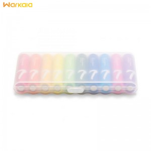 باتری نیم قلمی رنگین کمانی شیائومی Xiaomi Rainbow AAA Battery Pack Of 10
