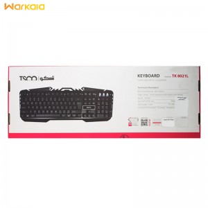 کیبورد حروف فارسی تسکو TSCO TK 8021L Keyboard
