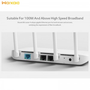 روتر بی سیم شیائومی Xiaomi Mi R4 Router 4 Gigabit Ethernet 2.4/5G Dual Band