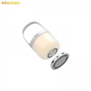 چراغ خواب قابل حمل بیسوس Baseus Moon-white Knob Stepless Dimming Portable Lamp