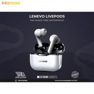 هندزفری بلوتوث دوگوش لنوو Lenovo LivePods LP1 Wireless Handsfree
