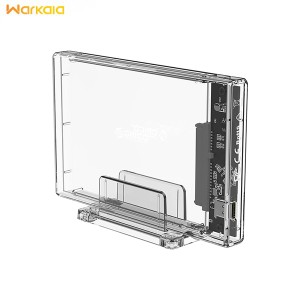 باکس هارد درایو 2.5 اینچی اوریکو Orico 2159C3 2.5 inch Transparent 10Gbps Hard Drive Enclosure with Stand