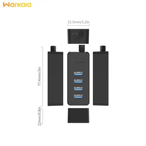 هاب 4 پورت اوریکو ORICO W5P-U3 USB3.0 Desktop HUB