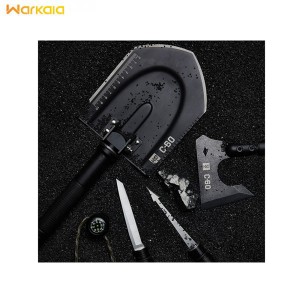 تبر و بیل فولادی ضدزنگ چند منظوره شیائومی Xiaomi HUOHOU Multifunctional axe and shovel