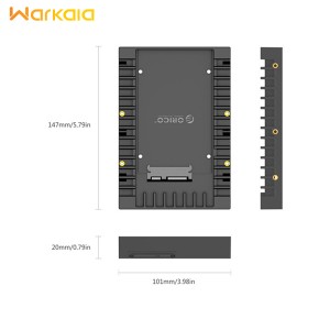 کدی هارد 2.5 اینچ به 3.5 اینچ اوریکو Orico 1125SS 2.5 to 3.5 inch Hard Drive Cadd