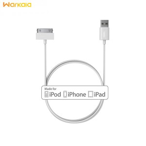 کابل اصلی شارژ آیفون Apple iphone 30 Pin to USB Cable 4/4s