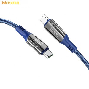 کابل شارژ تایپ‌سی به تایپ‌سی هوکوHoco S51 100W Extreme charging data cable for Type-C to Type-C