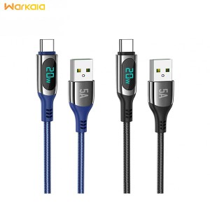 کابل شارژر سریع یو اس‎ بی به تایپ‎ سی هوکو Hoco S51 5A Extreme Fast charging data cable for Type-C