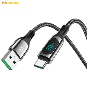 کابل شارژر سریع یو اس‎ بی به تایپ‎ سی هوکو Hoco S51 5A Extreme Fast charging data cable for Type-C