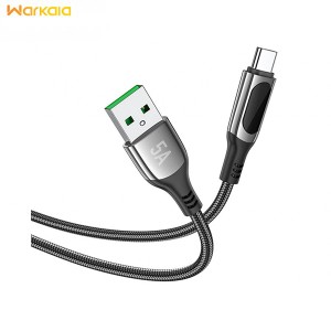 کابل شارژر سریع یو اس‎ بی به تایپ‎ سی هوکو Hoco S51 5A Extreme Fast charging data cable for Type-C