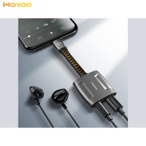 مبدل لایتنینگ به لایتنینگ و جک 3.5mm مک‌دودو CA-6340 Mcdodo Dual Port Lightning To Lightning+ jack 3.5mm Transmission