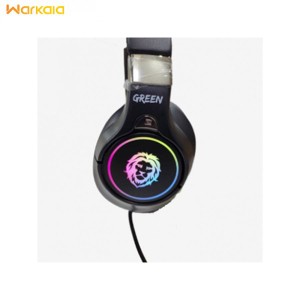هدفون مخصوص بازی با سیم گرین Green K10 RGB Professional Gaming Headphones